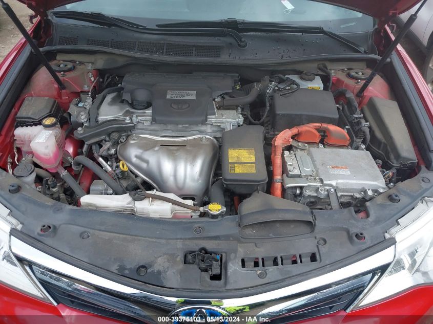 2013 TOYOTA CAMRY HYBRID XLE - 4T1BD1FK9DU090030