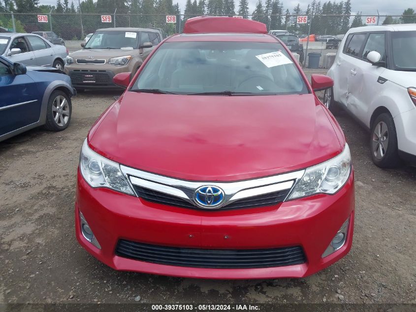 2013 TOYOTA CAMRY HYBRID XLE - 4T1BD1FK9DU090030