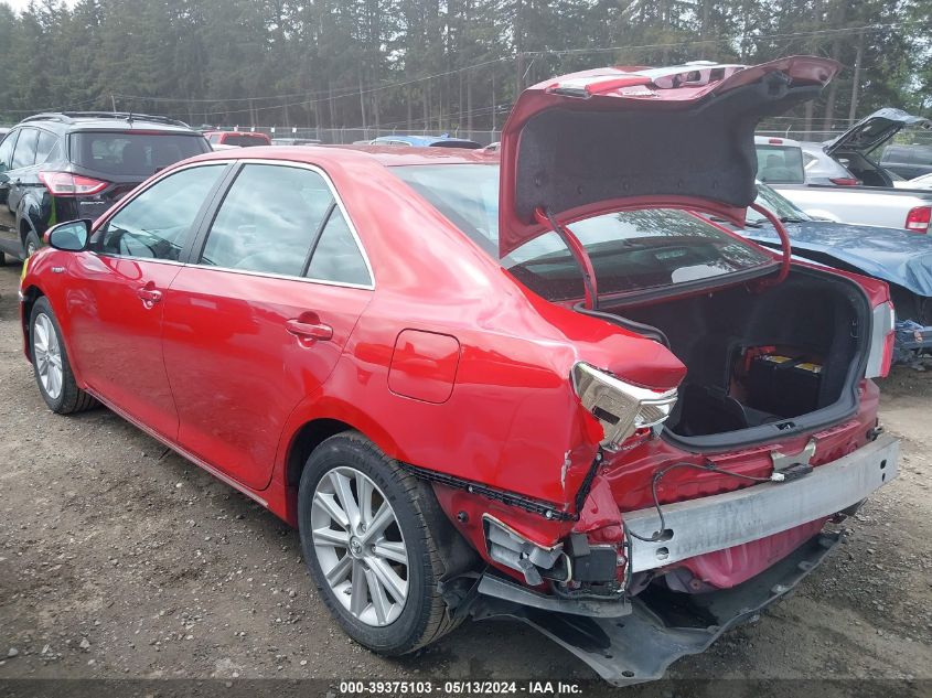 2013 Toyota Camry Hybrid Xle VIN: 4T1BD1FK9DU090030 Lot: 39375103