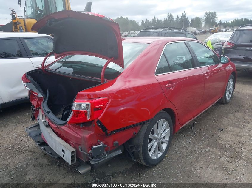 2013 TOYOTA CAMRY HYBRID XLE - 4T1BD1FK9DU090030