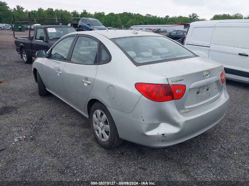 2007 Hyundai Elantra Gls/Limited/Se VIN: KMHDU46D47U259662 Lot: 39375127