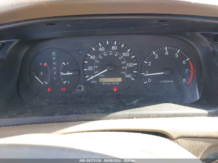 2000 Toyota Camry Le VIN: JT2BG22K3Y0432536 Lot: 39375136