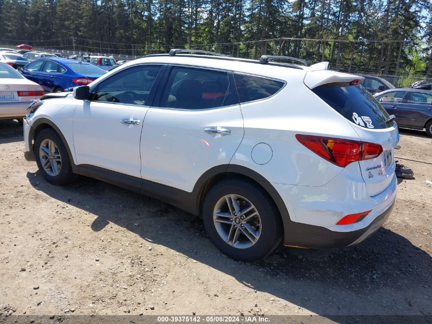 2017 Hyundai Santa Fe Sport 2.4L VIN: 5NMZUDLB5HH047410 Lot: 39375142