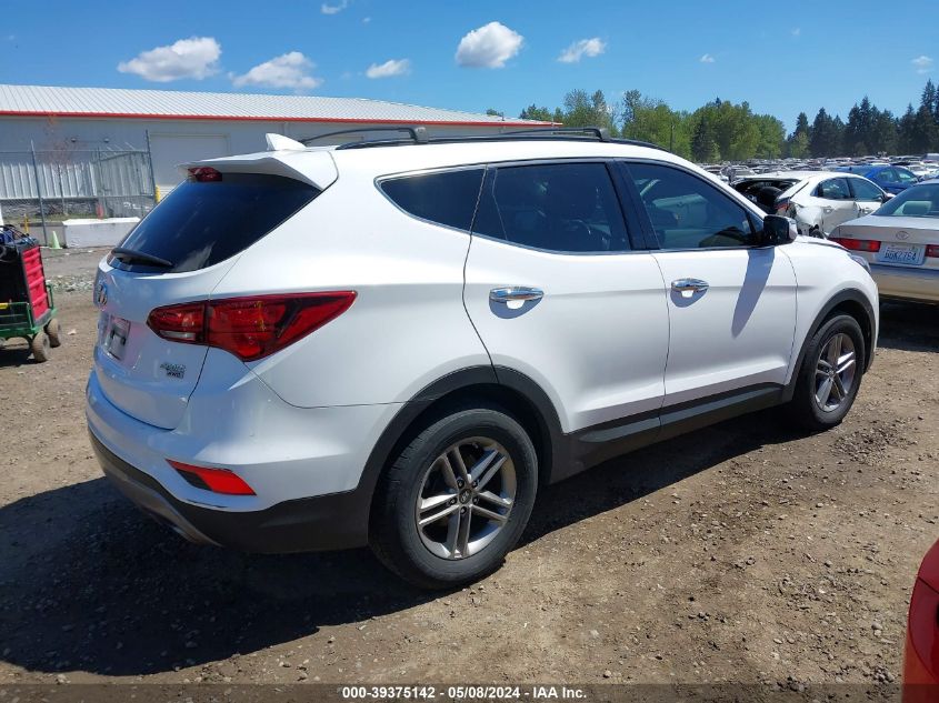 2017 Hyundai Santa Fe Sport 2.4L VIN: 5NMZUDLB5HH047410 Lot: 39375142