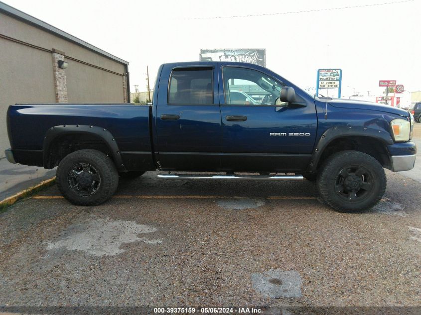 2006 Dodge Ram 2500 Slt/Trx4 Off Road/Sport/Power Wagon VIN: 3D7KS28D66G288686 Lot: 39375159