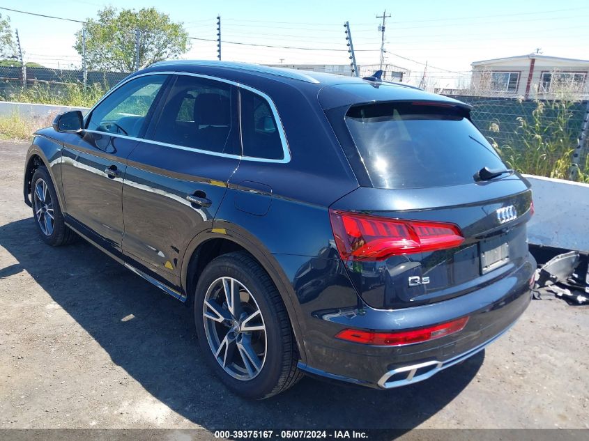 2020 Audi Q5 Premium Plus 55 Tfsi E Quattro S Tronic VIN: WA1E2AFY3L2052129 Lot: 39375167