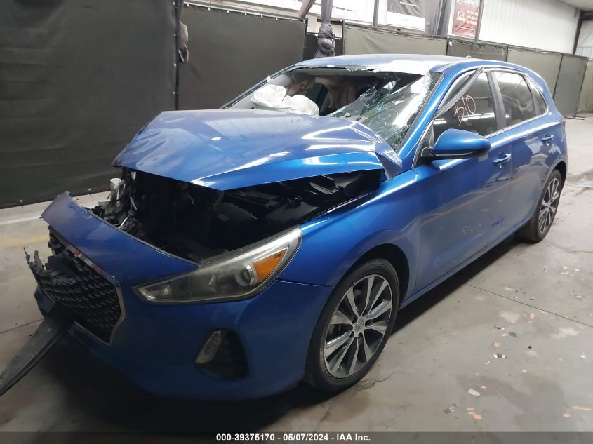 2018 Hyundai Elantra Gt VIN: KMHH35LE3JU013040 Lot: 39375170