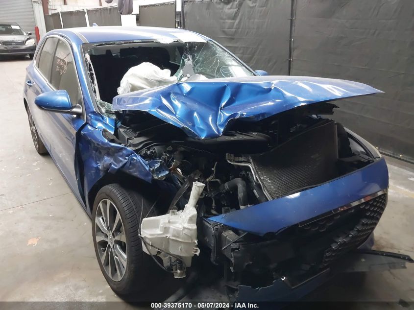 VIN KMHH35LE3JU013040 2018 HYUNDAI ELANTRA GT