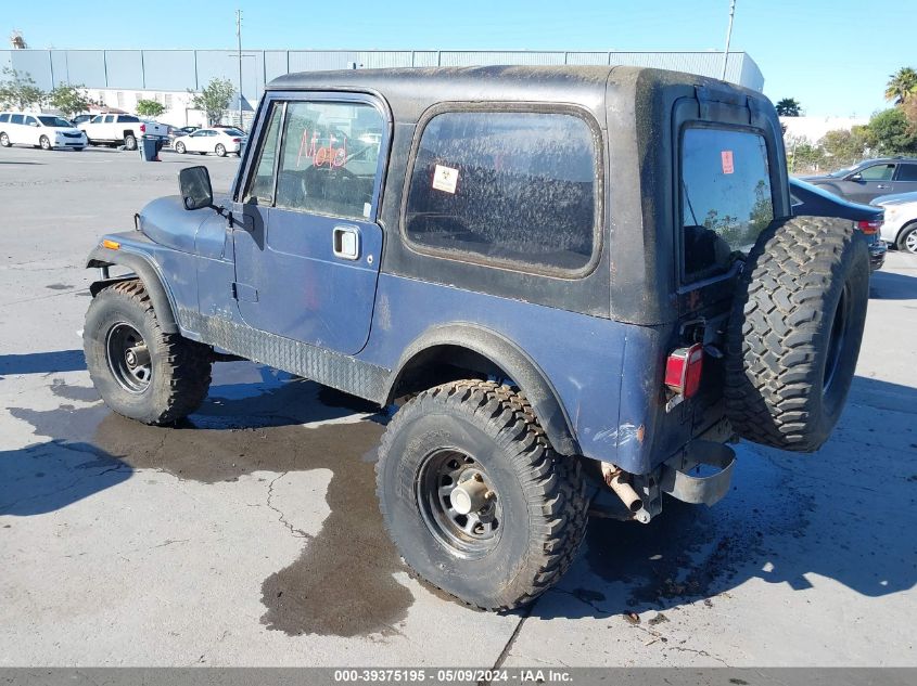 1984 Jeep Jeep Cj7 VIN: 1JCCF87E4ET014080 Lot: 39375195