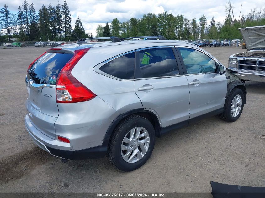 2016 Honda Cr-V Ex-L VIN: 2HKRM4H71GH666625 Lot: 39375217