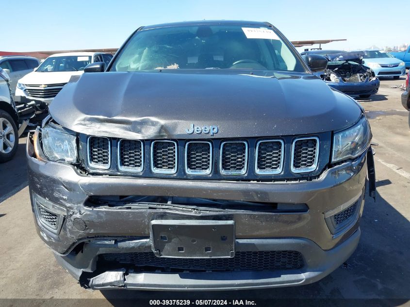 2018 Jeep Compass Sport 4X4 VIN: 3C4NJDAB1JT135163 Lot: 39375239