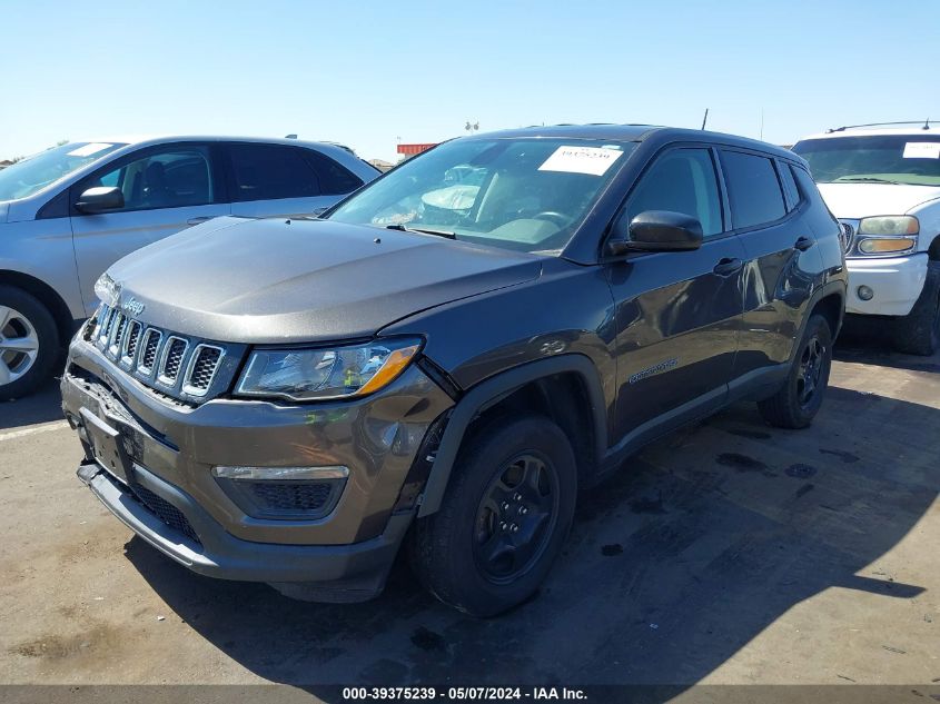 2018 Jeep Compass Sport 4X4 VIN: 3C4NJDAB1JT135163 Lot: 39375239