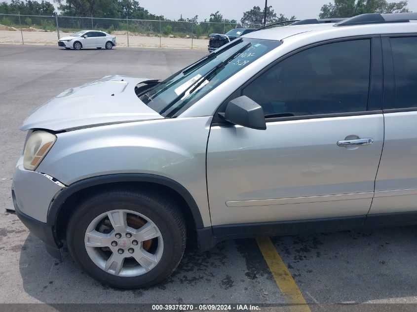 2012 GMC Acadia Sl VIN: 1GKKRNED1CJ231435 Lot: 39375270