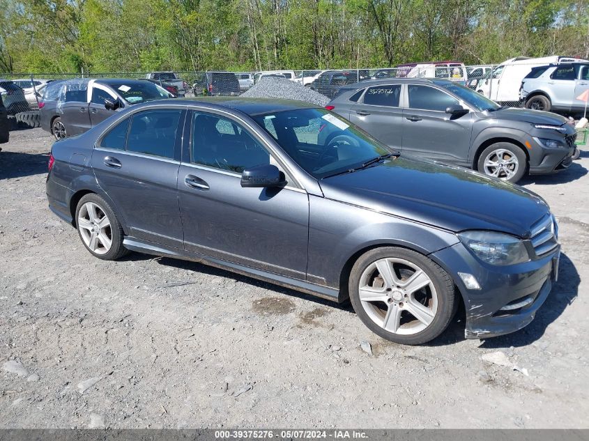 WDDGF8BB1BR186369 | 2011 MERCEDES-BENZ C 300