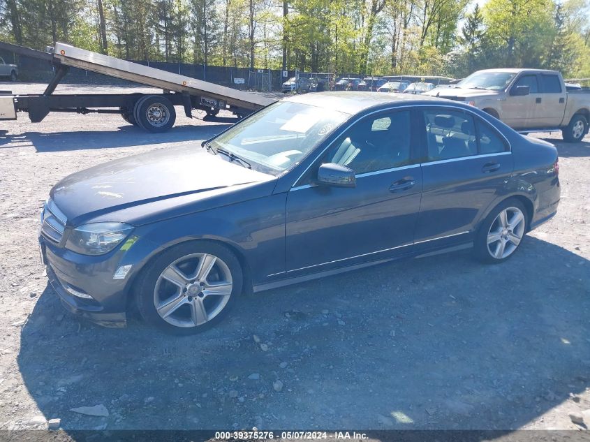 WDDGF8BB1BR186369 | 2011 MERCEDES-BENZ C 300