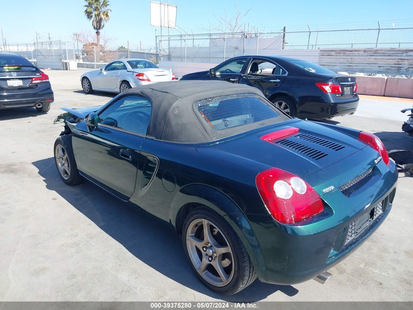 2003 Toyota Mr2 Spyder VIN: JTDFR320930058062 Lot: 39375280