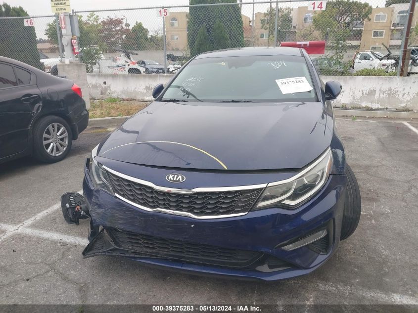 2019 Kia Optima Lx VIN: 5XXGT4L36KG357624 Lot: 39375283