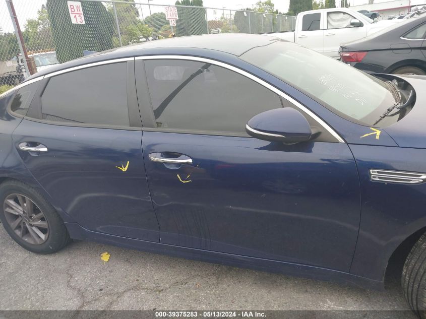 2019 Kia Optima Lx VIN: 5XXGT4L36KG357624 Lot: 39375283