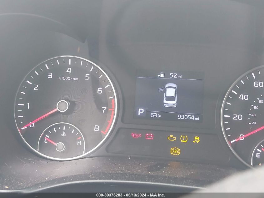 2019 Kia Optima Lx VIN: 5XXGT4L36KG357624 Lot: 39375283