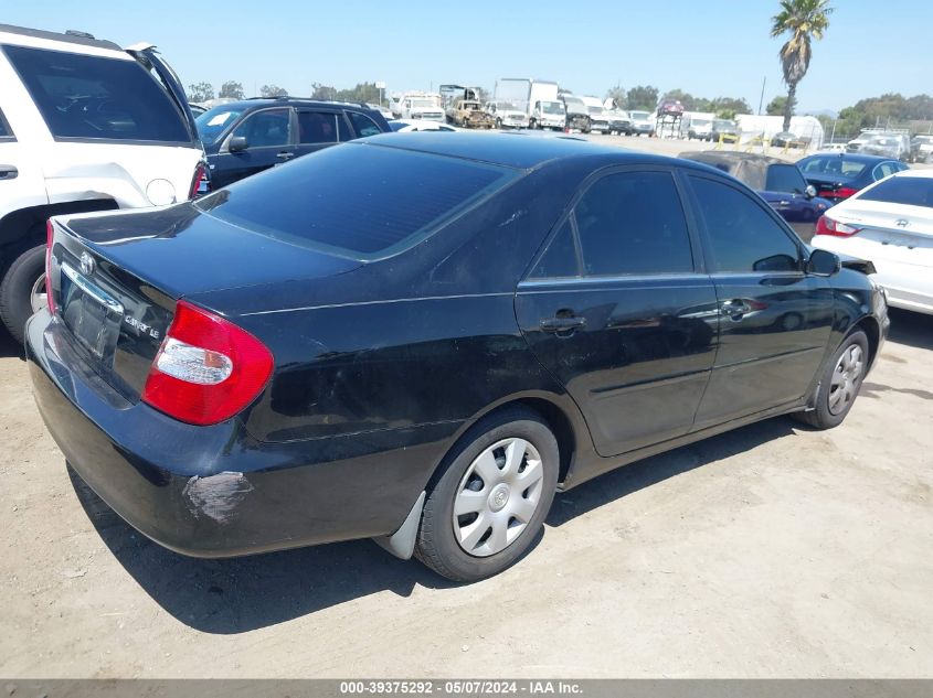 2004 Toyota Camry Le VIN: 4T1BE32K04U275355 Lot: 39375292