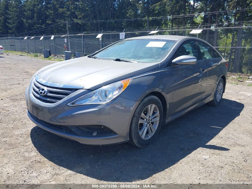 2014 Hyundai Sonata Gls VIN: 5NPEB4AC6EH848328 Lot: 39375298