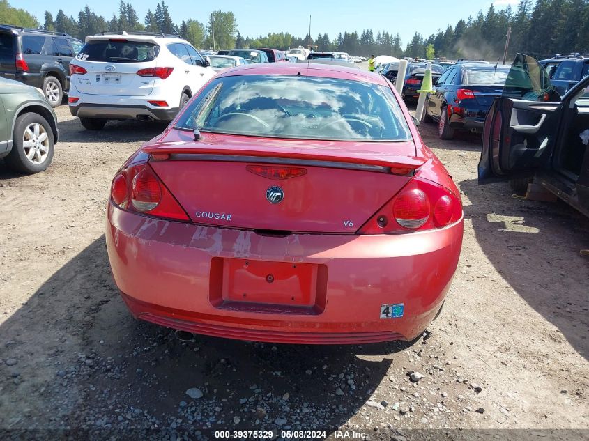 2001 Mercury Cougar V6/V6 S VIN: 1ZWHT61L415601351 Lot: 39375329