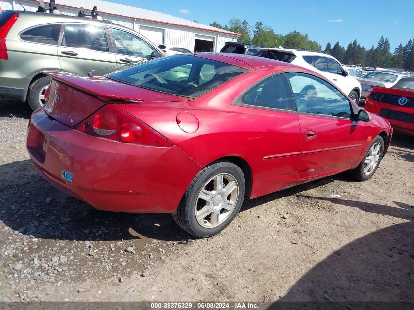 2001 Mercury Cougar V6/V6 S VIN: 1ZWHT61L415601351 Lot: 39375329