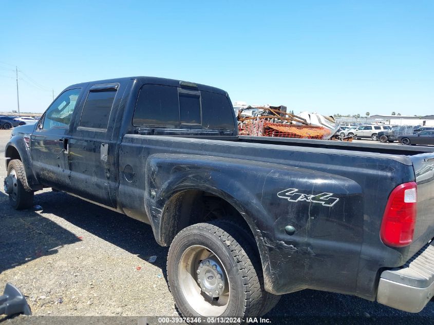 2008 Ford F-450 Lariat VIN: 1FTXW43R28EB41679 Lot: 39375346