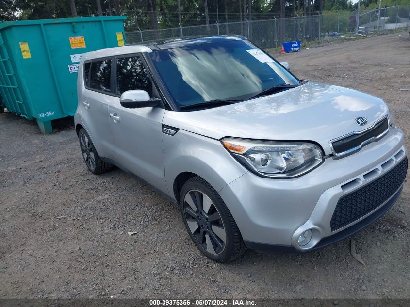 2015 Kia Soul ! VIN: KNDJX3A53F7814395 Lot: 39375356