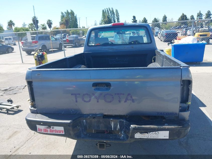 1997 Toyota Tacoma VIN: 4TANL42N2VZ249752 Lot: 39375359