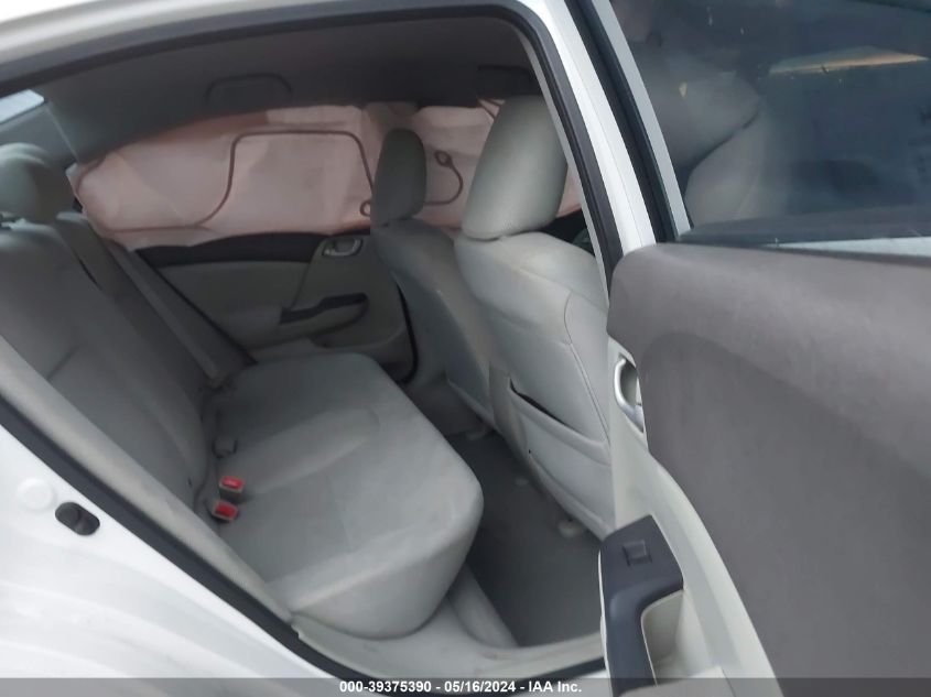 2012 Honda Civic Hf VIN: 2HGFB2F66CH315852 Lot: 39375390