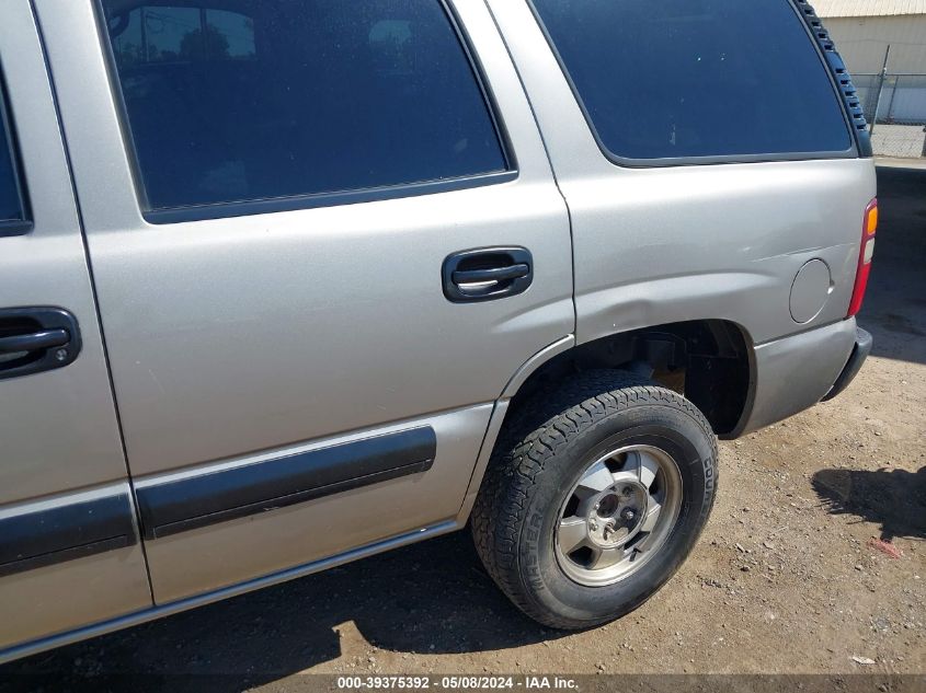 2003 Chevrolet Tahoe Ls VIN: 1GNEC13V53J167180 Lot: 39375392