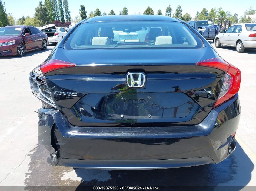 2018 Honda Civic Lx VIN: 19XFC2F52JE200497 Lot: 39375398