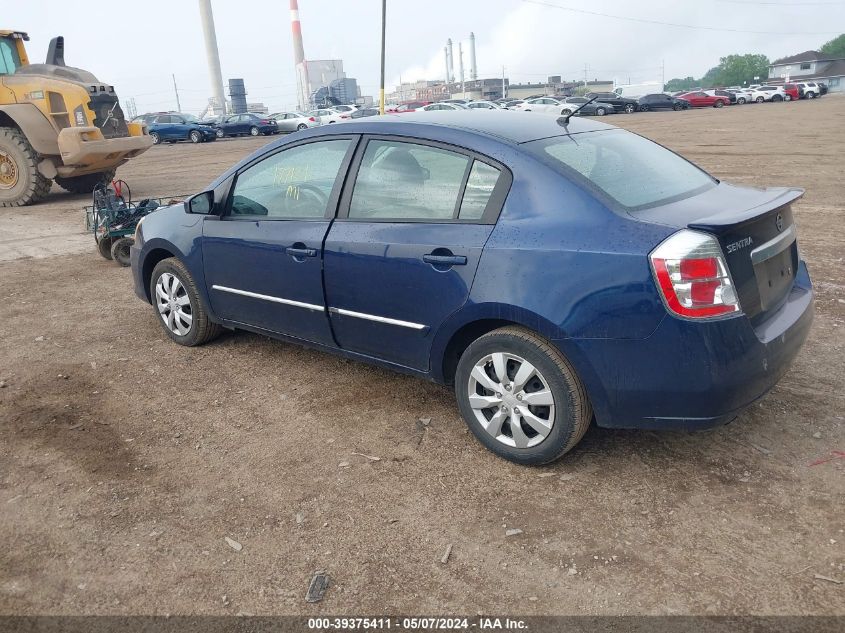 3N1AB6AP0CL739120 | 2012 NISSAN SENTRA