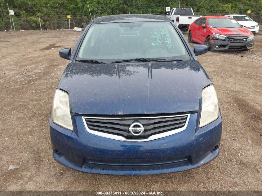 3N1AB6AP0CL739120 | 2012 NISSAN SENTRA