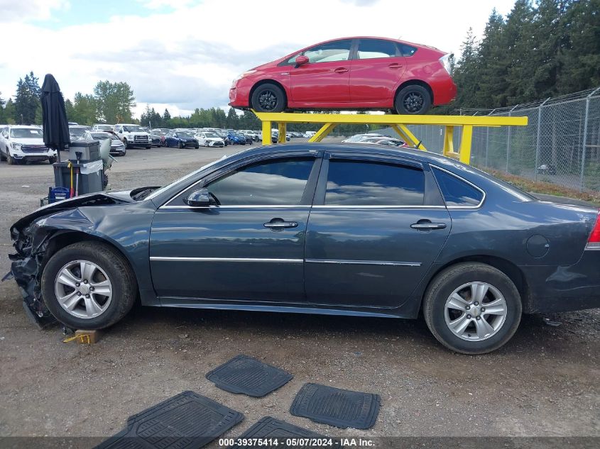 2012 Chevrolet Impala Ls VIN: 2G1WF5E34C1296831 Lot: 39375414