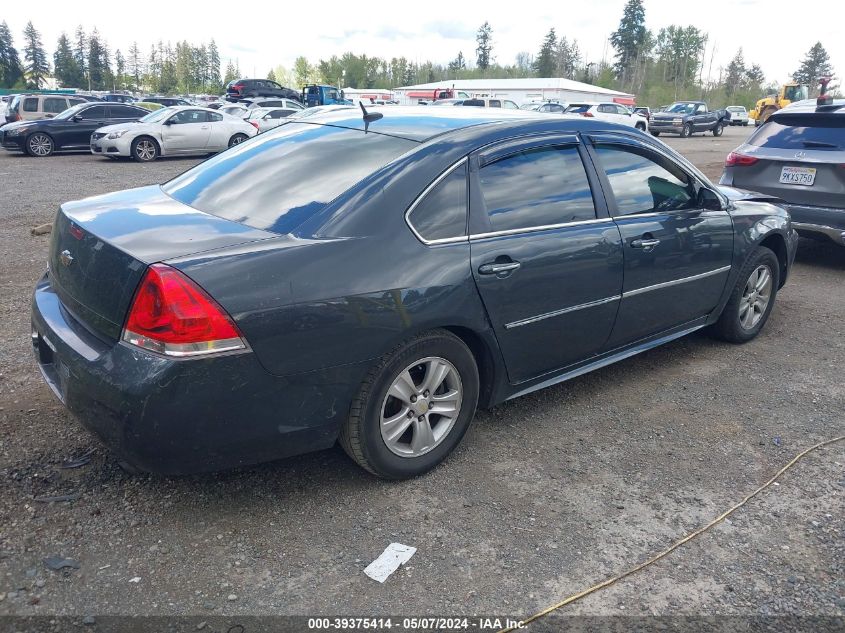 2012 Chevrolet Impala Ls VIN: 2G1WF5E34C1296831 Lot: 39375414