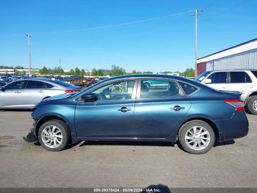 2015 Nissan Sentra Sv VIN: 3N1AB7AP8FY214884 Lot: 39375424