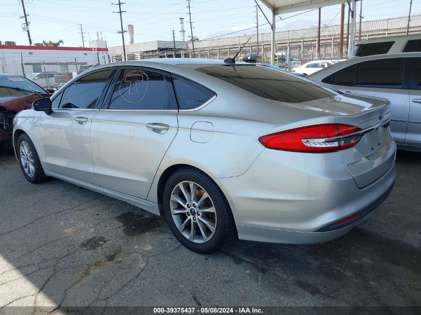 2017 Ford Fusion Se VIN: 3FA6P0HD7HR354421 Lot: 39375437