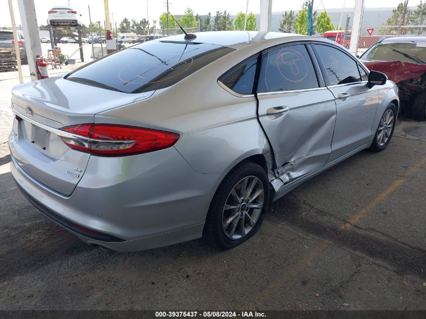 2017 Ford Fusion Se VIN: 3FA6P0HD7HR354421 Lot: 39375437