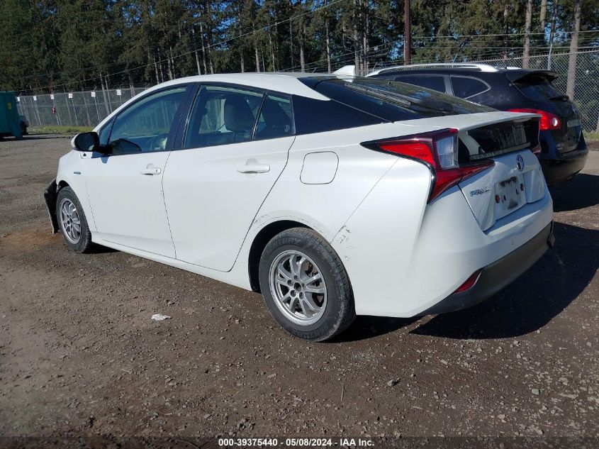 2019 Toyota Prius Le VIN: JTDKARFU5K3099761 Lot: 39375440