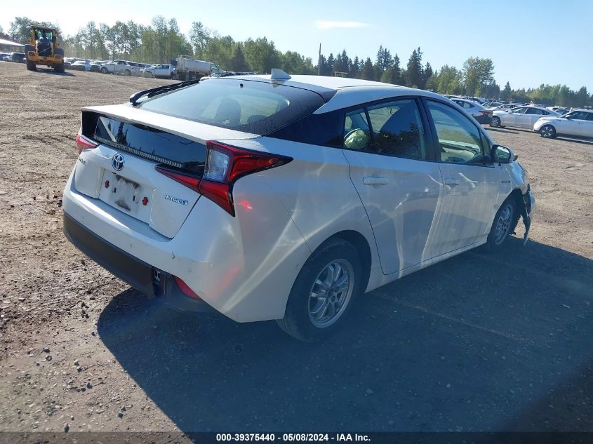 2019 Toyota Prius Le VIN: JTDKARFU5K3099761 Lot: 39375440