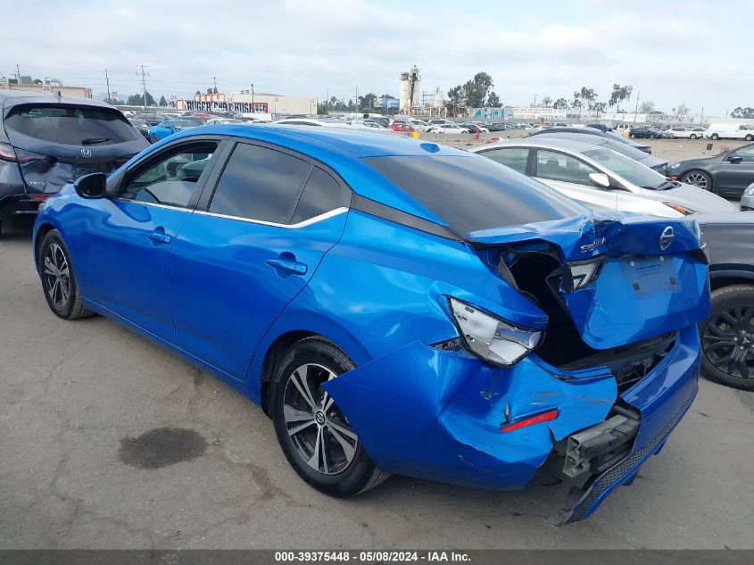 2021 Nissan Sentra Sv Xtronic Cvt VIN: 3N1AB8CV4MY265359 Lot: 39375448