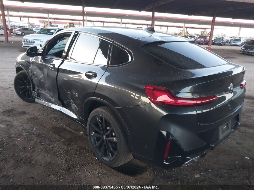 2022 BMW X4 xDrive30I VIN: 5UX33DT07N9M05216 Lot: 39375465