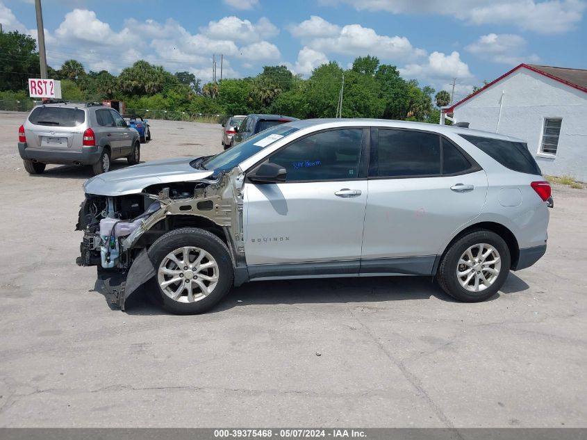 2018 Chevrolet Equinox Ls VIN: 2GNAXHEVXJ6115921 Lot: 39375468