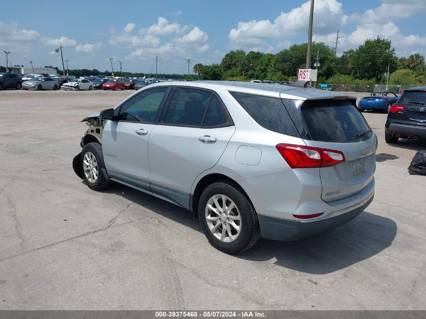 2018 Chevrolet Equinox Ls VIN: 2GNAXHEVXJ6115921 Lot: 39375468