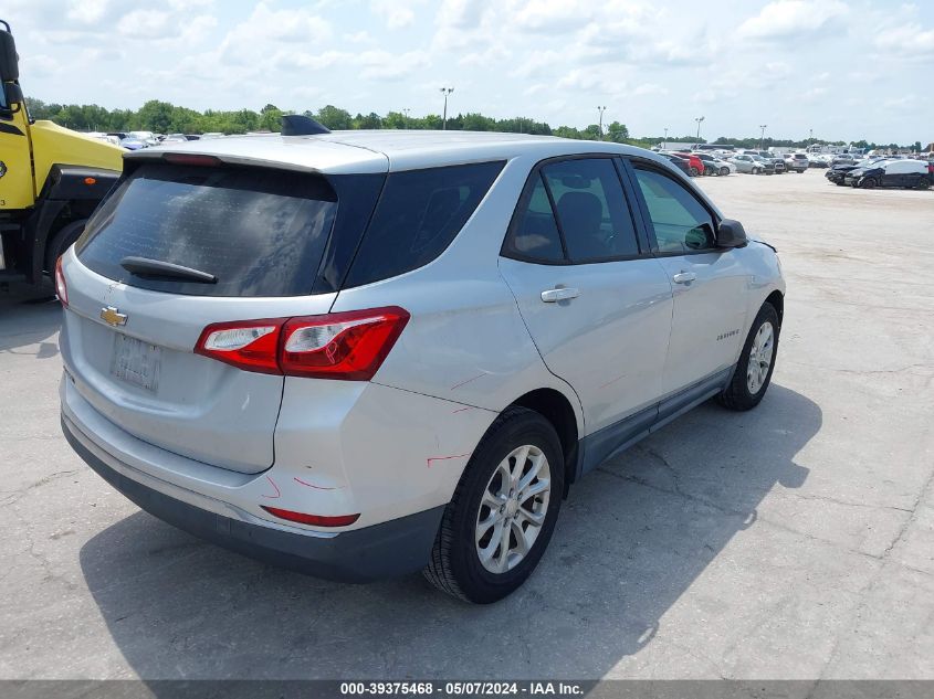 2018 Chevrolet Equinox Ls VIN: 2GNAXHEVXJ6115921 Lot: 39375468