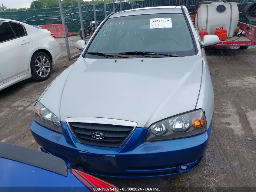 2006 Hyundai Elantra Gls/Gt VIN: KMHDN56D16U189426 Lot: 39375470