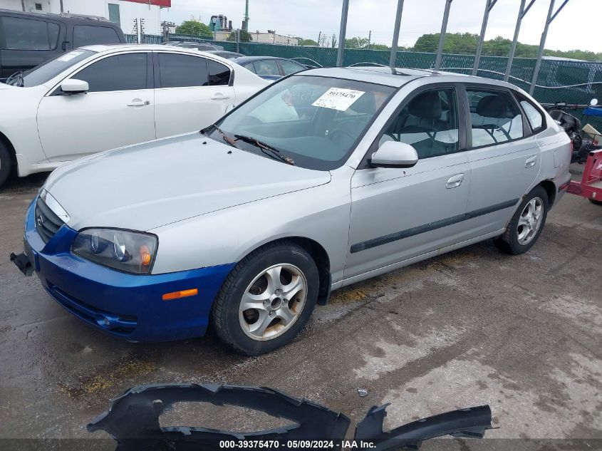 2006 Hyundai Elantra Gls/Gt VIN: KMHDN56D16U189426 Lot: 39375470