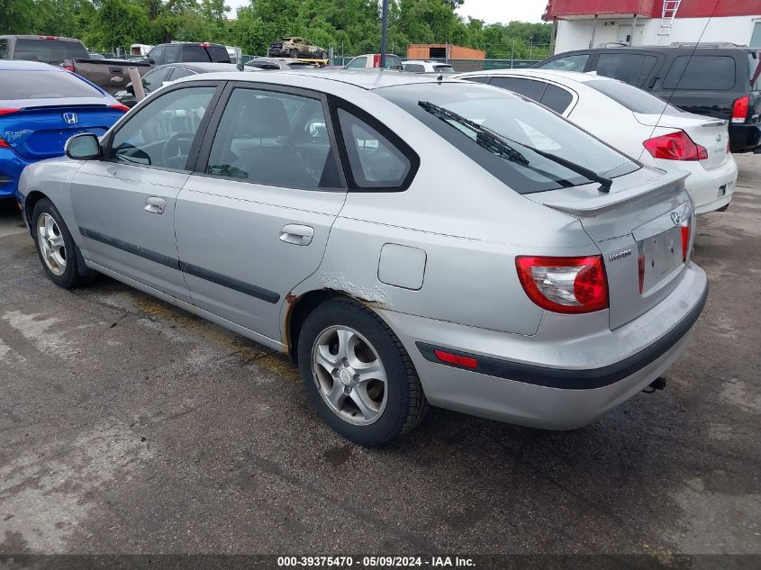 2006 Hyundai Elantra Gls/Gt VIN: KMHDN56D16U189426 Lot: 39375470